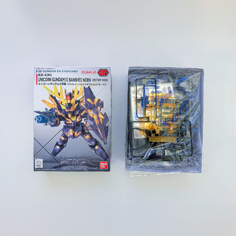 Bandai SD EX-Standard RX-0 Unicorn Gundam Banshee Norn Destroy Mode 215857 USA